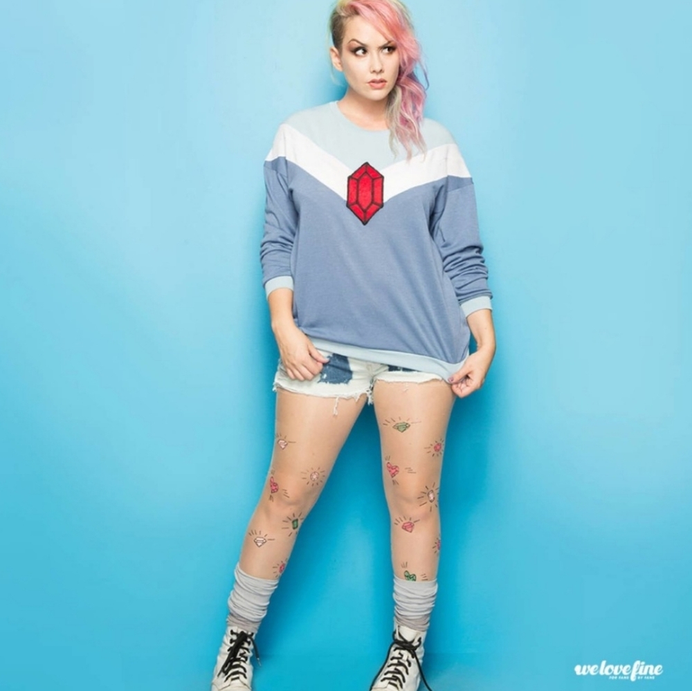 Womans Adventure Time Ice Queen Sweater Size XL